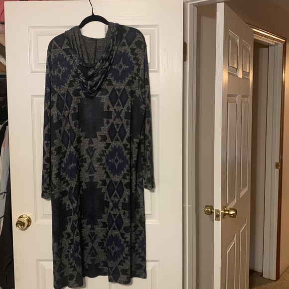 Patterned opened sweater - Picture 3 of 3